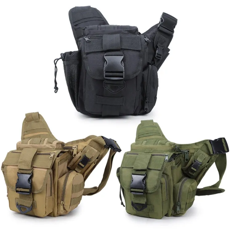 B03 One-Shoulder Messenger Waterproof Oxford Cloth Camera Bag(Brown)