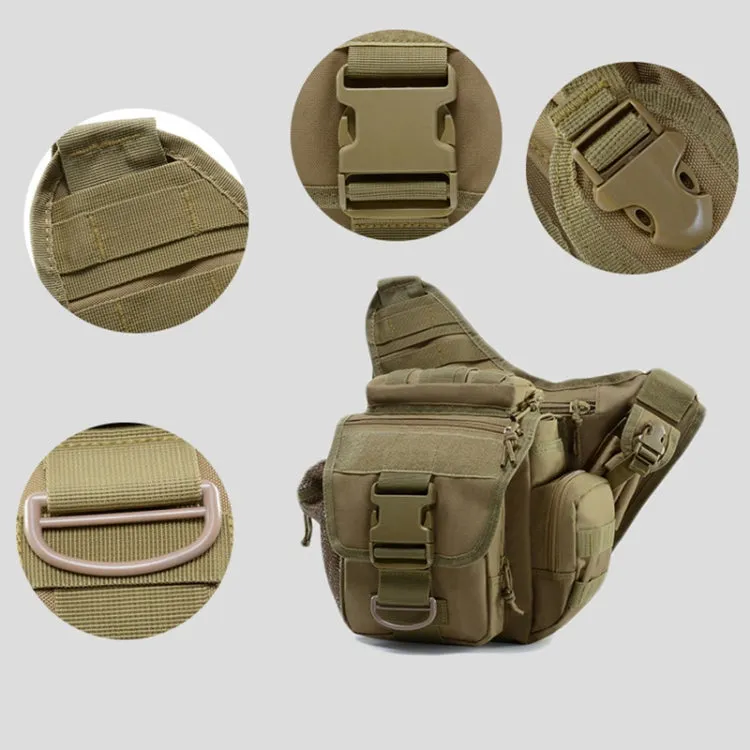 B03 One-Shoulder Messenger Waterproof Oxford Cloth Camera Bag(Brown)