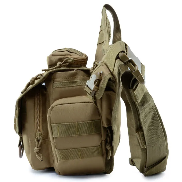 B03 One-Shoulder Messenger Waterproof Oxford Cloth Camera Bag(Brown)