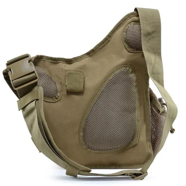 B03 One-Shoulder Messenger Waterproof Oxford Cloth Camera Bag(Brown)