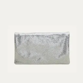 Belt Bag | Silver Shimmer Leather "The Alicia"