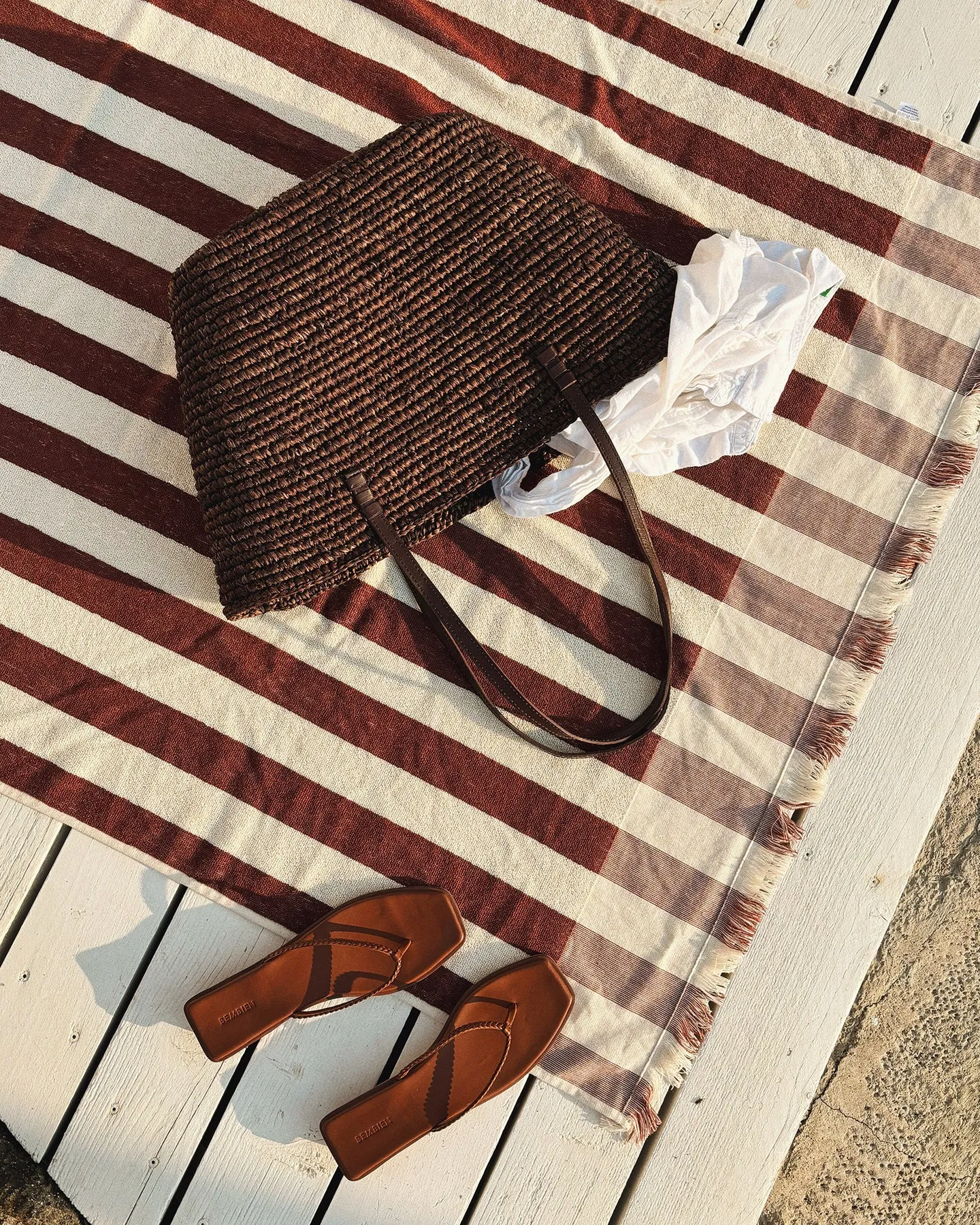 Bieno Tote in Brown