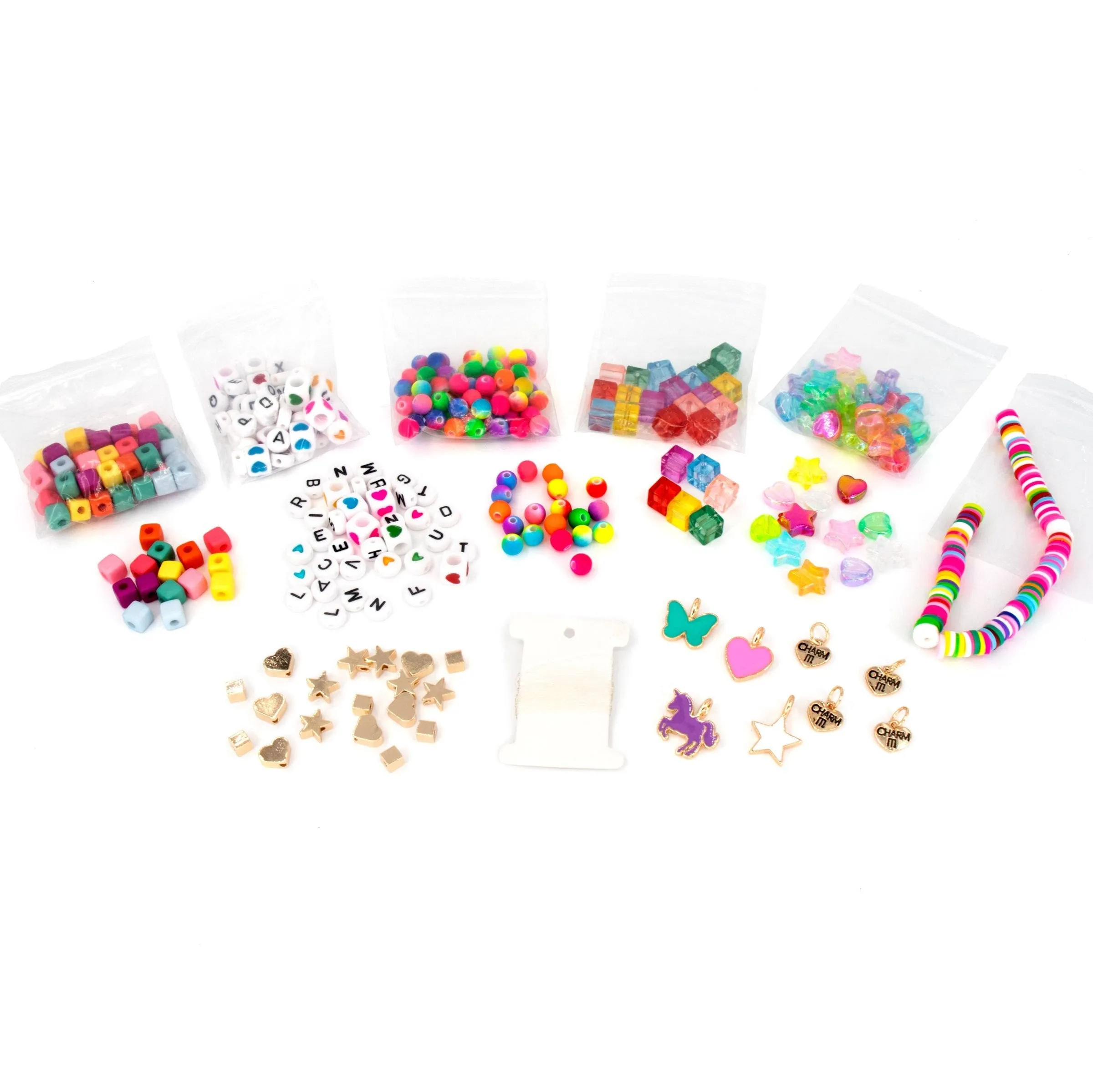 Charmit Rainbow Bead Kit - Multicolour