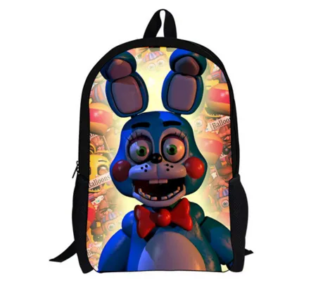 Children's Backpack Hot 3D Cartoon Game Five Nights at Freddy's