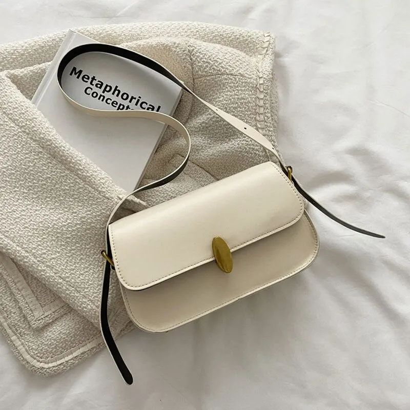 deanwangkt  BACK TO COLLEGE    Fashion New Solid Color Handbags For Women High Quality Soft Leather Shoulder Bag Designer Simple Style Female Crossbody Bag