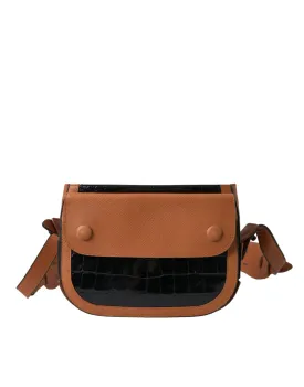 Elegant Crocodile Leather Camera Bag