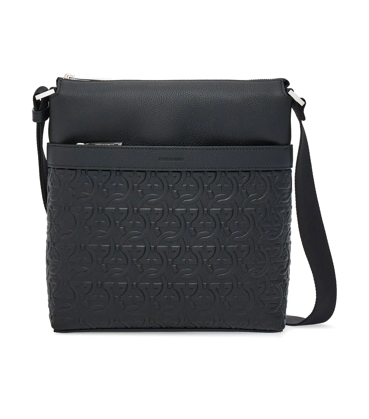 Gancini Crossbody Bag Black