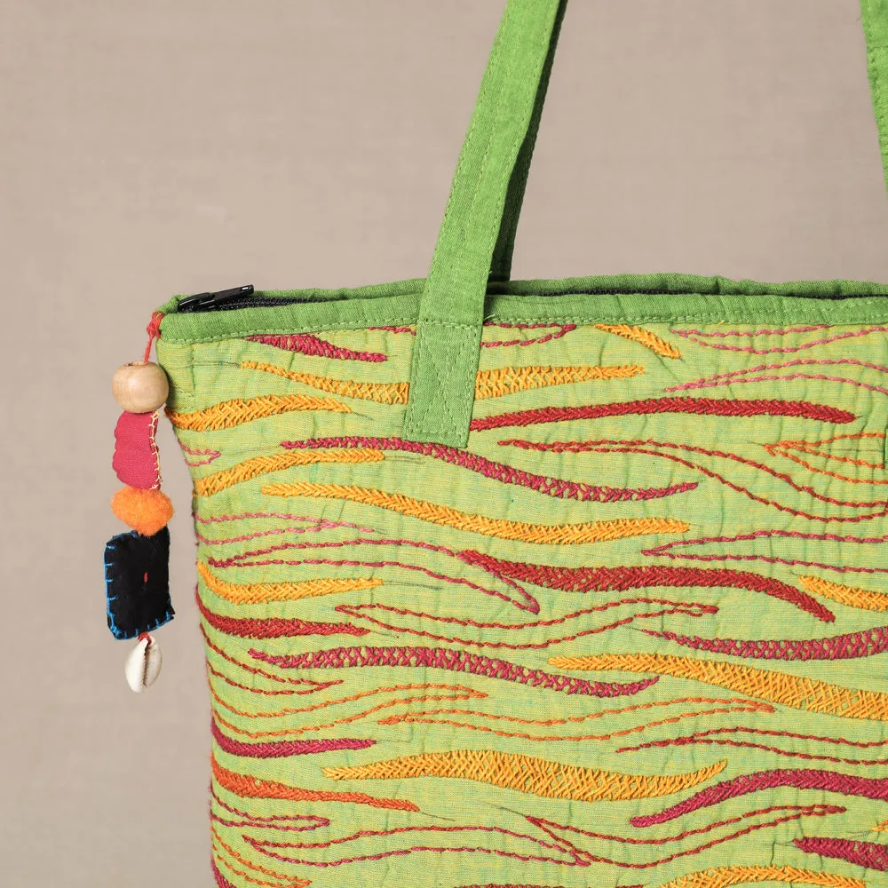 Green - Chandi Maati Tagai Work Tote Bag