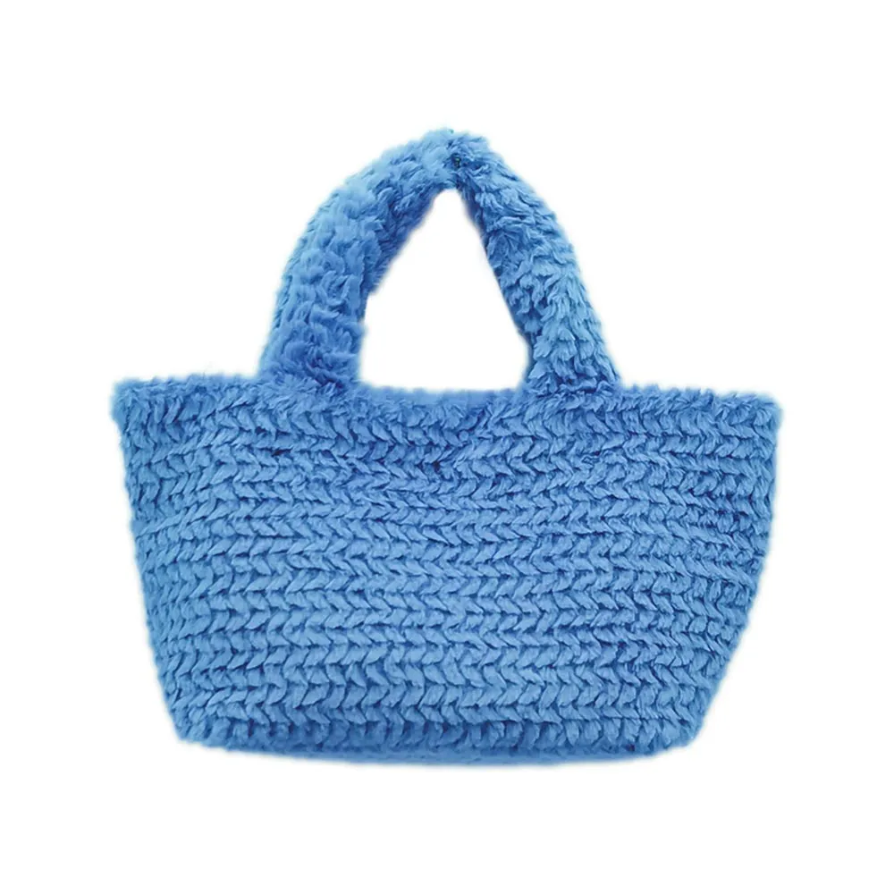 iLLASPARKZ Fuzzy Fur Mini Tote Bag