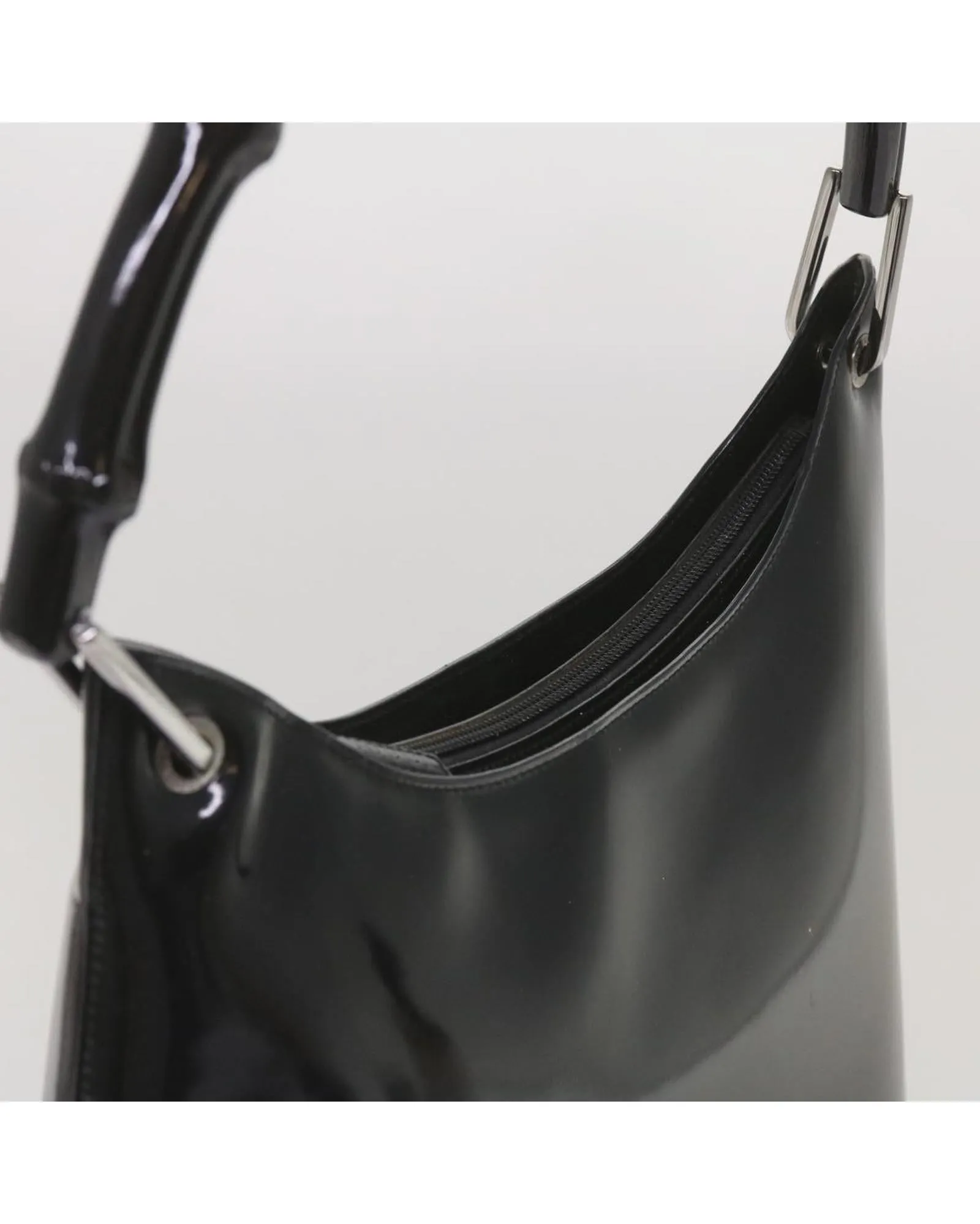 Leather Bamboo Hand Bag
