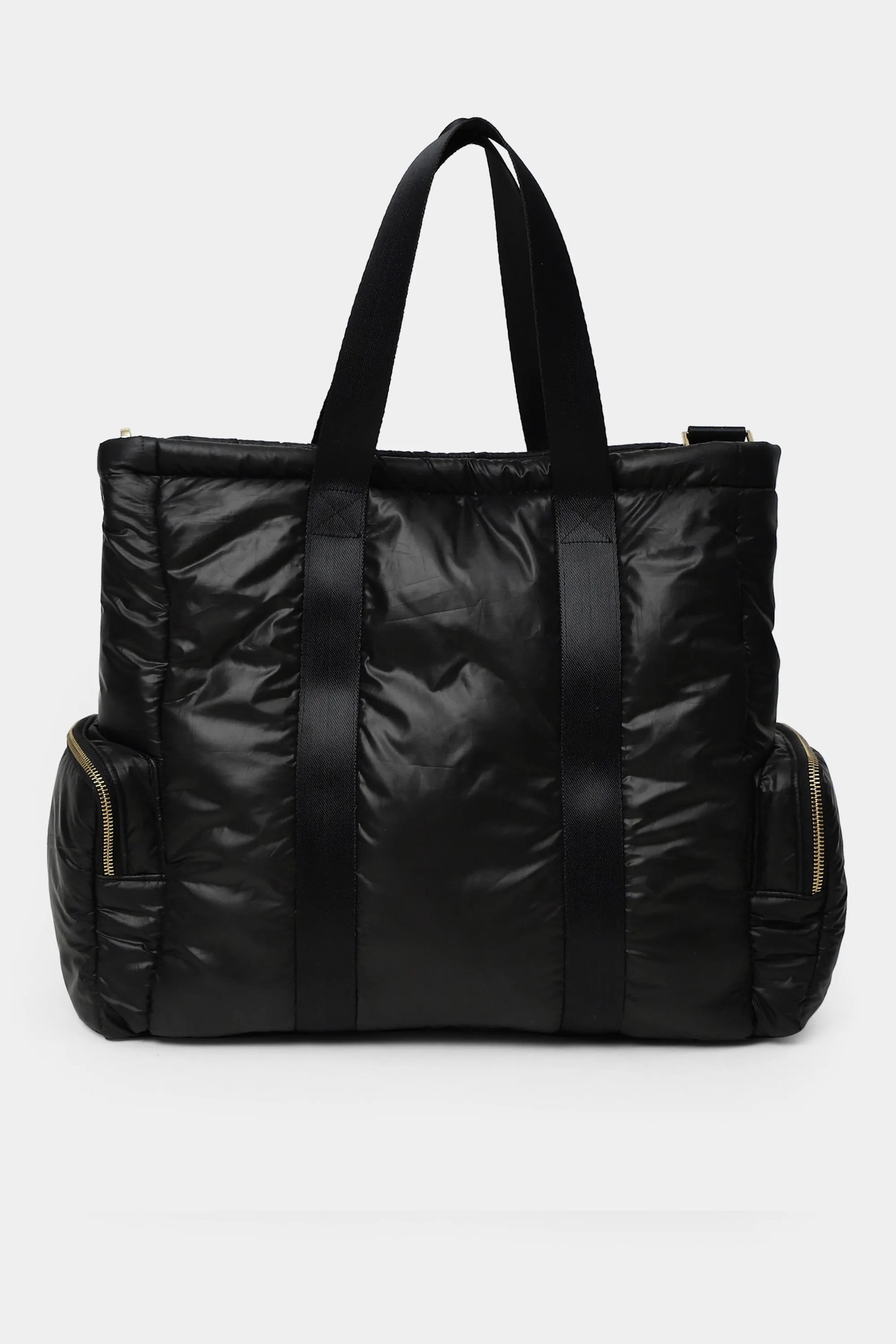 Noir Puffer Tote Bag