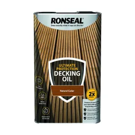Ronseal Ultimate Protection Decking Oil - Natural Cedar 5L
