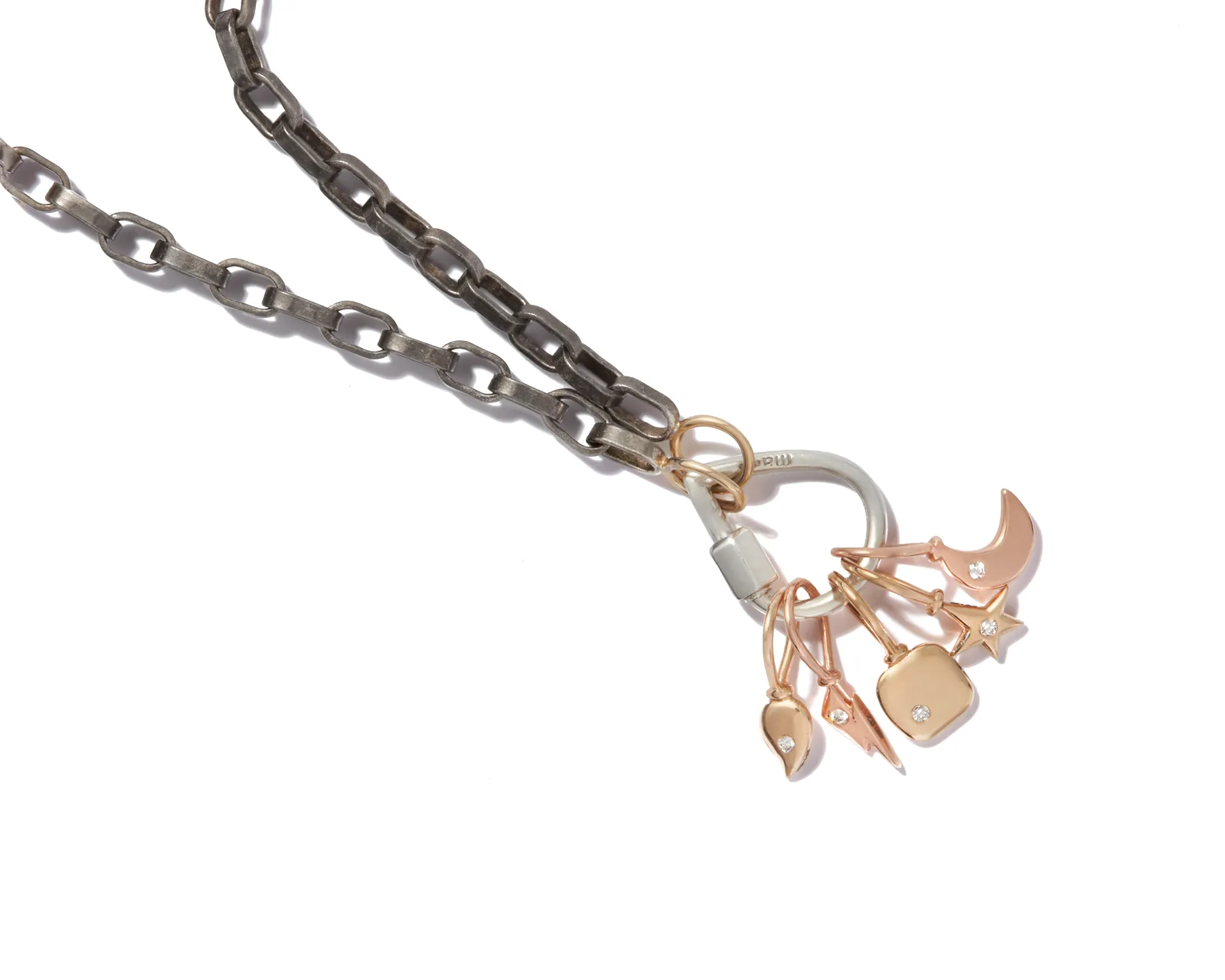 Small Menina Charm in Yellow Gold