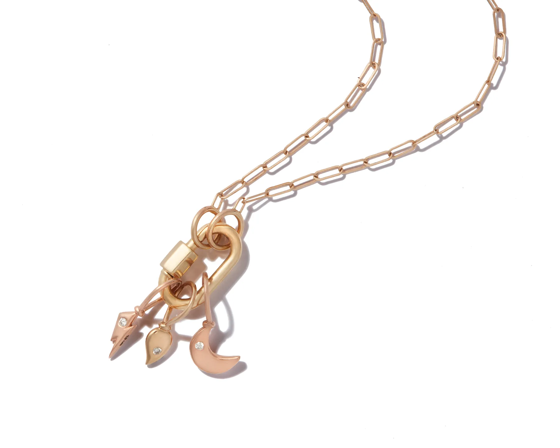 Small Menina Charm in Yellow Gold