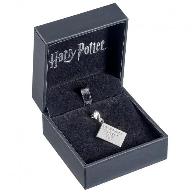 Sterling Silver Acceptance Letter Slider Charm