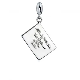 Sterling Silver Acceptance Letter Slider Charm