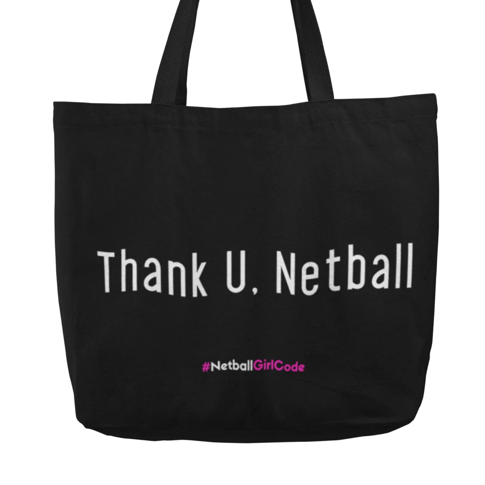 'Thank U Netball' Netball Shopping Tote Bag