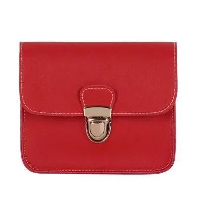 The small leather flap handbags