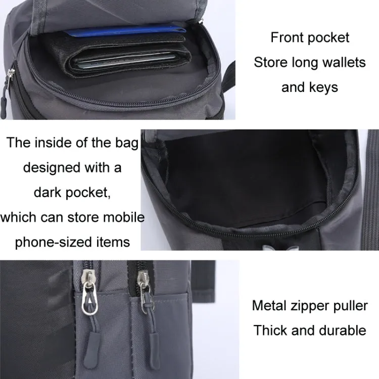 WEIKANI Single Shoulder Diagonal Mini Chest Bag Outdoor Sports Bag(Rose Red)