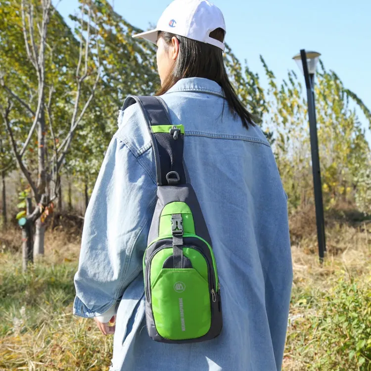 WEIKANI Single Shoulder Diagonal Mini Chest Bag Outdoor Sports Bag(Rose Red)