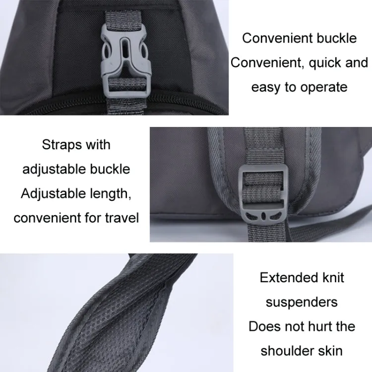 WEIKANI Single Shoulder Diagonal Mini Chest Bag Outdoor Sports Bag(Rose Red)